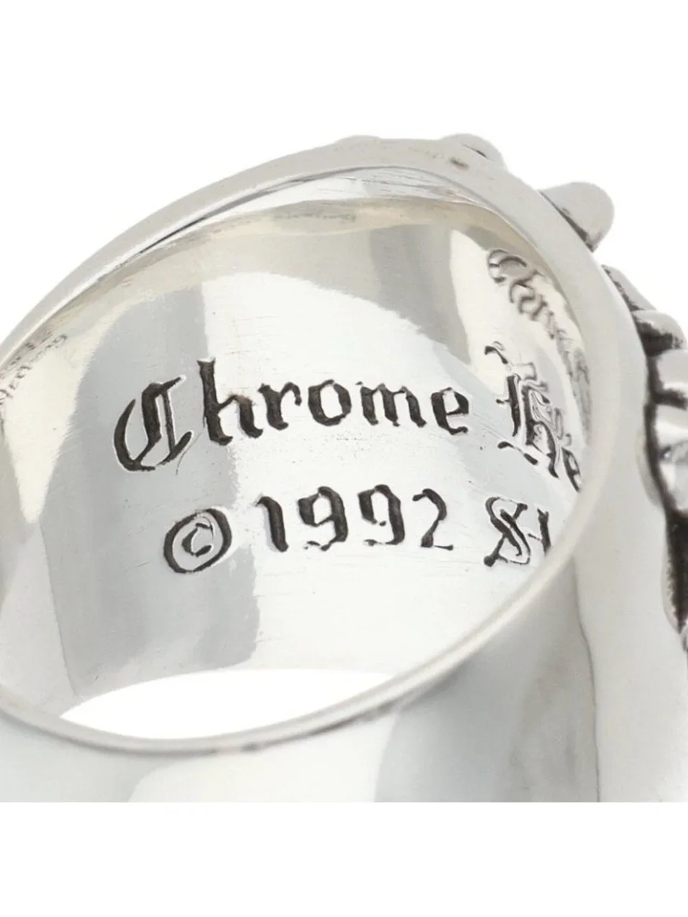 Chrome Hearts Keeper Silver Ring